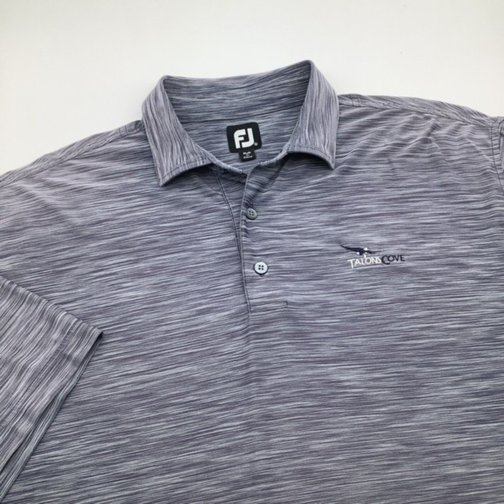 FootJoy FJ Mens Short Sleeve Golf Polo Blue Gray Size XL